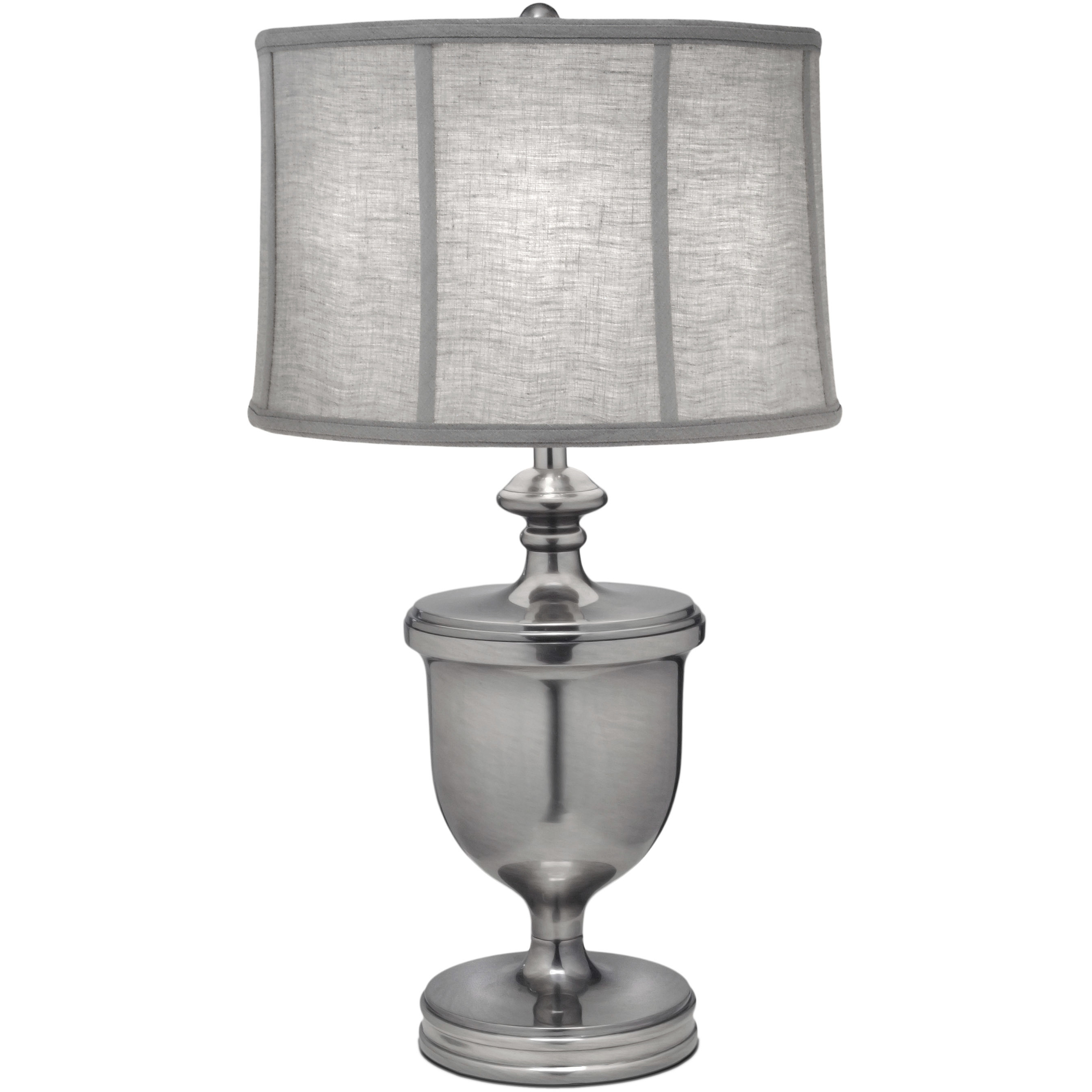 Ellie 31 inch 150 watt Antique Nickel Table Lamp Portable Light